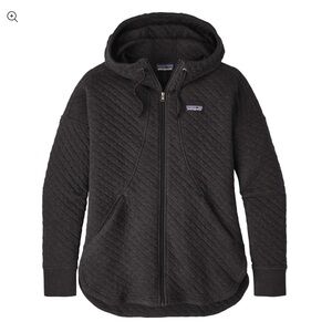 Dark Gray Patagonia Women’s XL Organic Cotton Quilt Hoodie